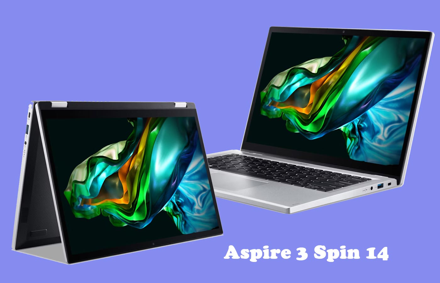 لپ تاپ 14 اینچی ایسر مدل Aspire 3 Spin 14 A3SP14-31PT-38YA i3-N305